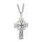 Mens Authentic Sterling Silver Celtic Cross Necklace - Gallery