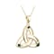 Womens Yellow Gold Trinity Knot Necklace - Gallery