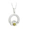 Genuine Sterling Silver August Birthstone Necklace For Women - Gallery