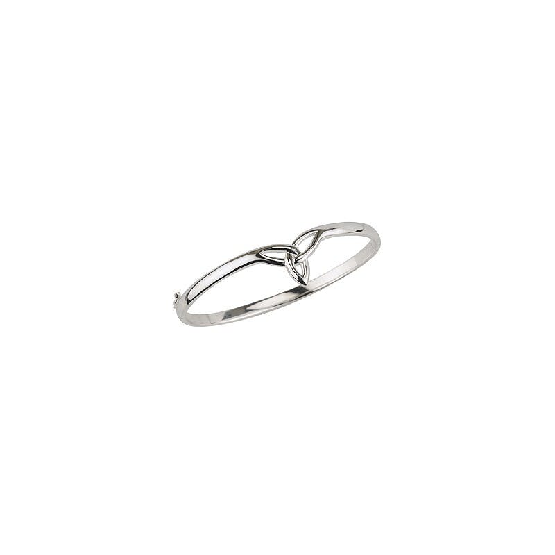 Gorgeous Sterling Silver Trinity Knot & Celtic Knot Bracelet For Women