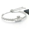 Sterling Silver Claddagh Bangle for Kids