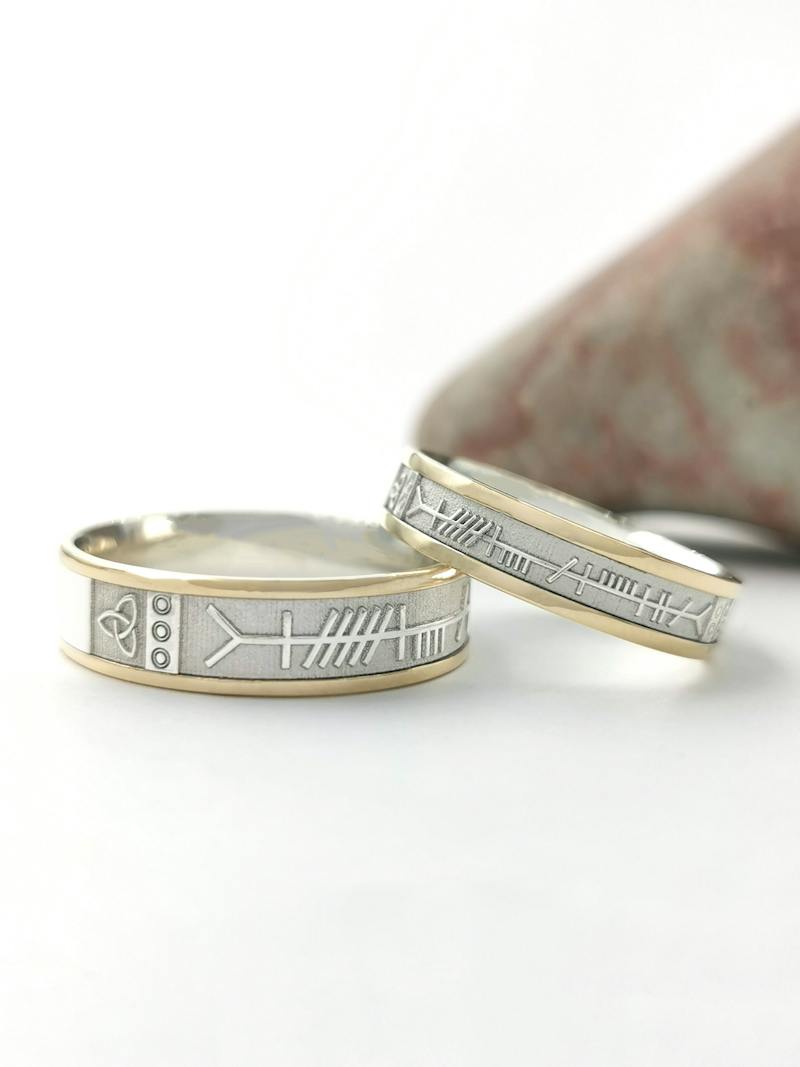 ogham mo anam cara ring