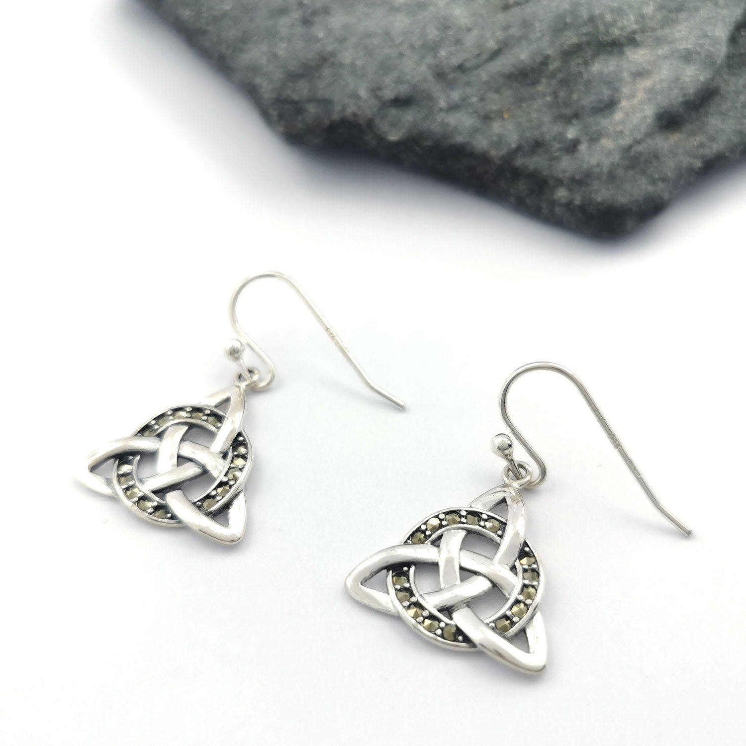 Gorgeous Sterling Silver Trinity Knot Gift Set For Women