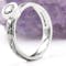 Striking Platinum 950 Celtic Knot & Triskele 3.5mm Ring With a Cerin Finish For Women - Gallery
