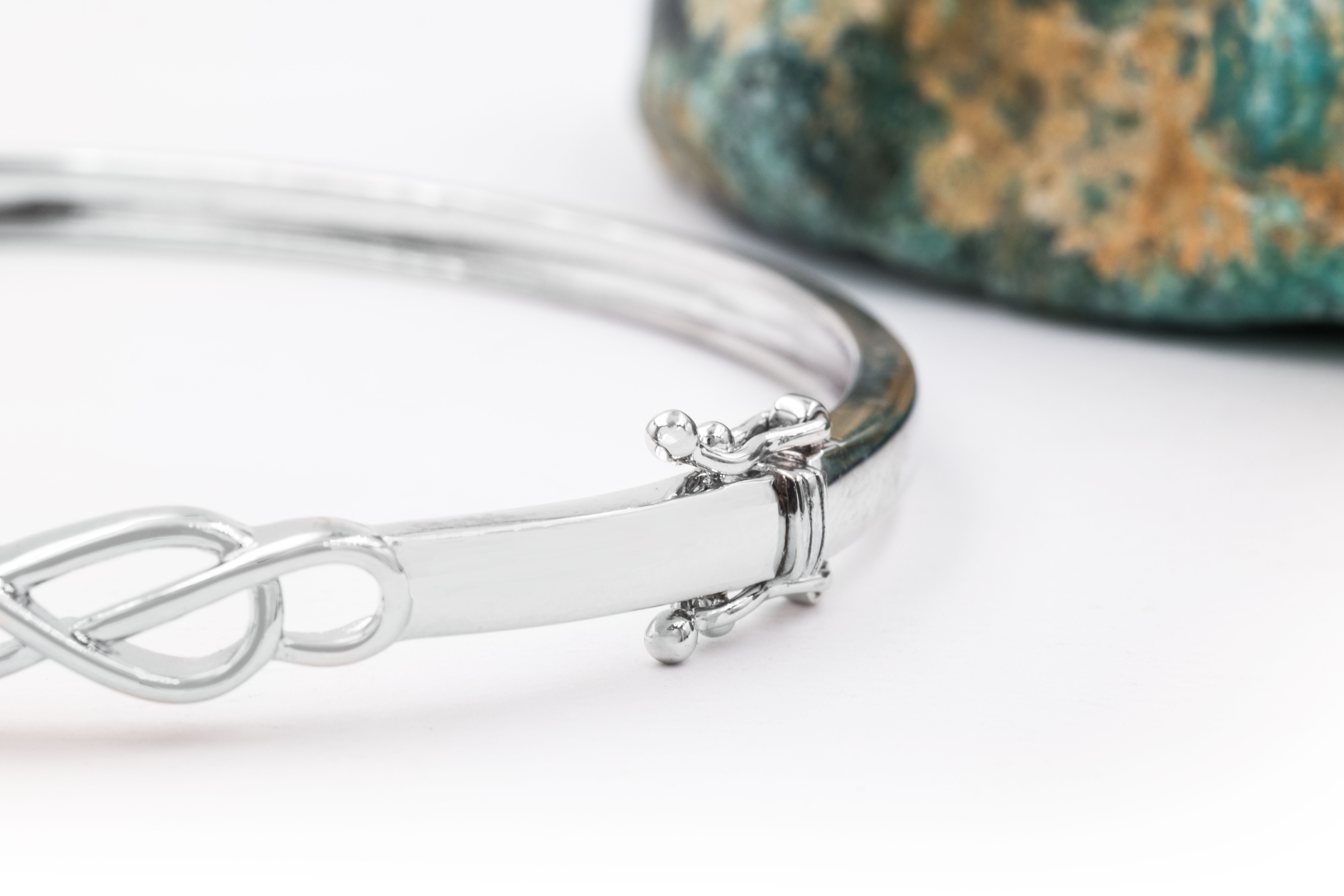 Womens Polished Claddagh & Celtic Knot Gift Set in Real Sterling Silver & 10K Yellow Gold