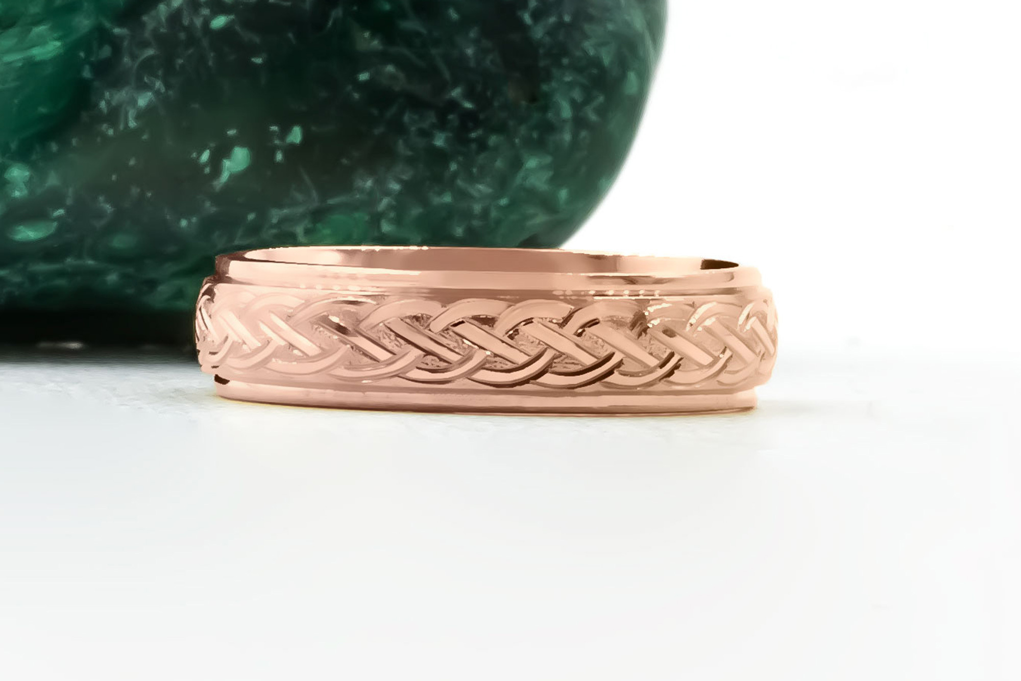 Rose Gold Celtic Knot 5.0mm Ring