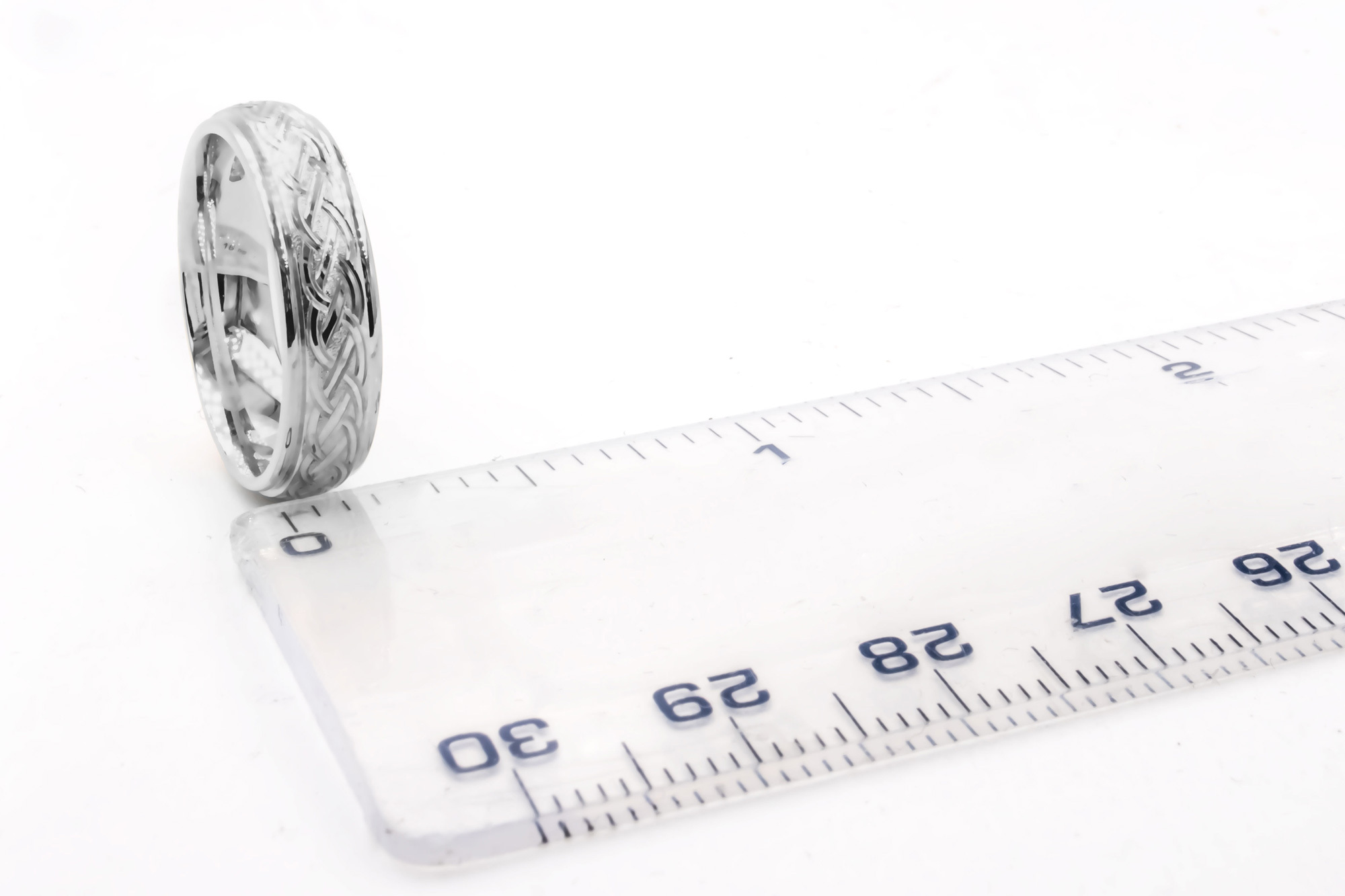 Celtic Knot 7.0mm Ring in Platinum