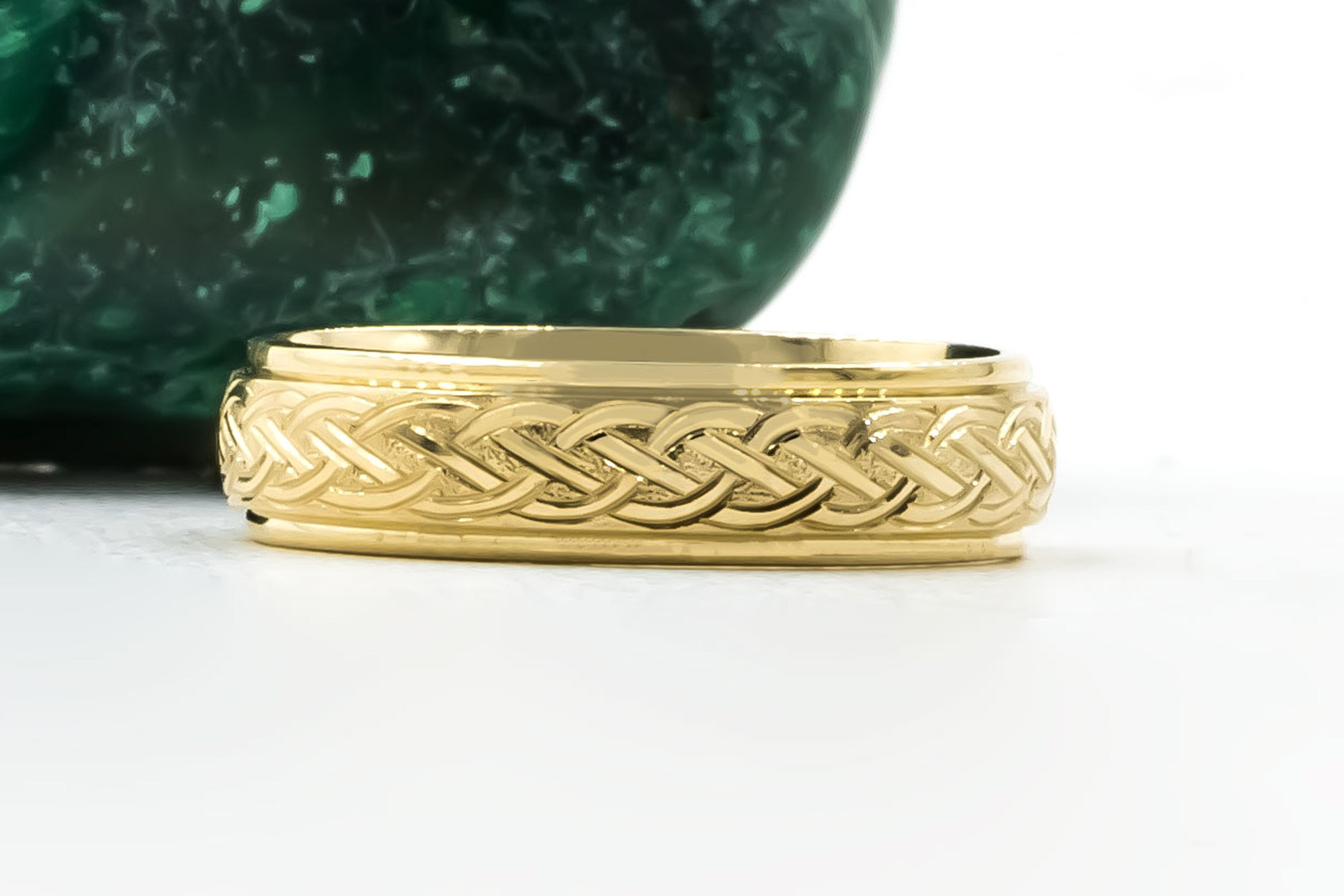 Yellow Gold Celtic Knot 5.0mm Ring