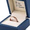 Gorgeous 18K Rose Gold Triskele 4.0mm Ring With a Cerin Finish. In Luxury Packaging. - Gallery