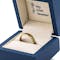 Luxurious Yellow Gold Triskele 5.0mm Ring With a Cerin Finish. In Luxury Packaging. - Gallery