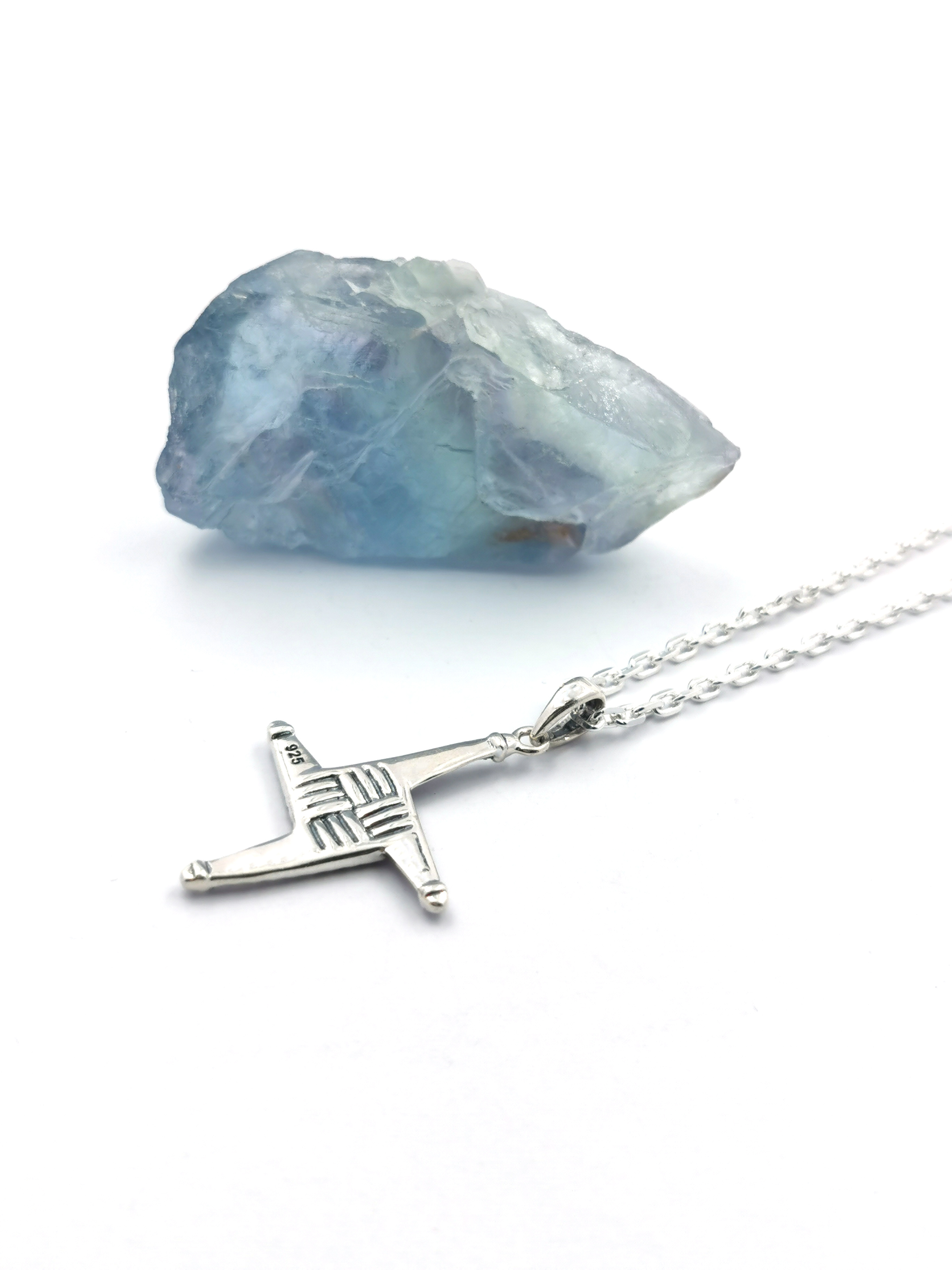 St Brigids Cross - Reverse of Pendant