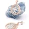 Irish Sterling Silver & 10K Rose Gold Tree of Life Earrings For Women - Gallery