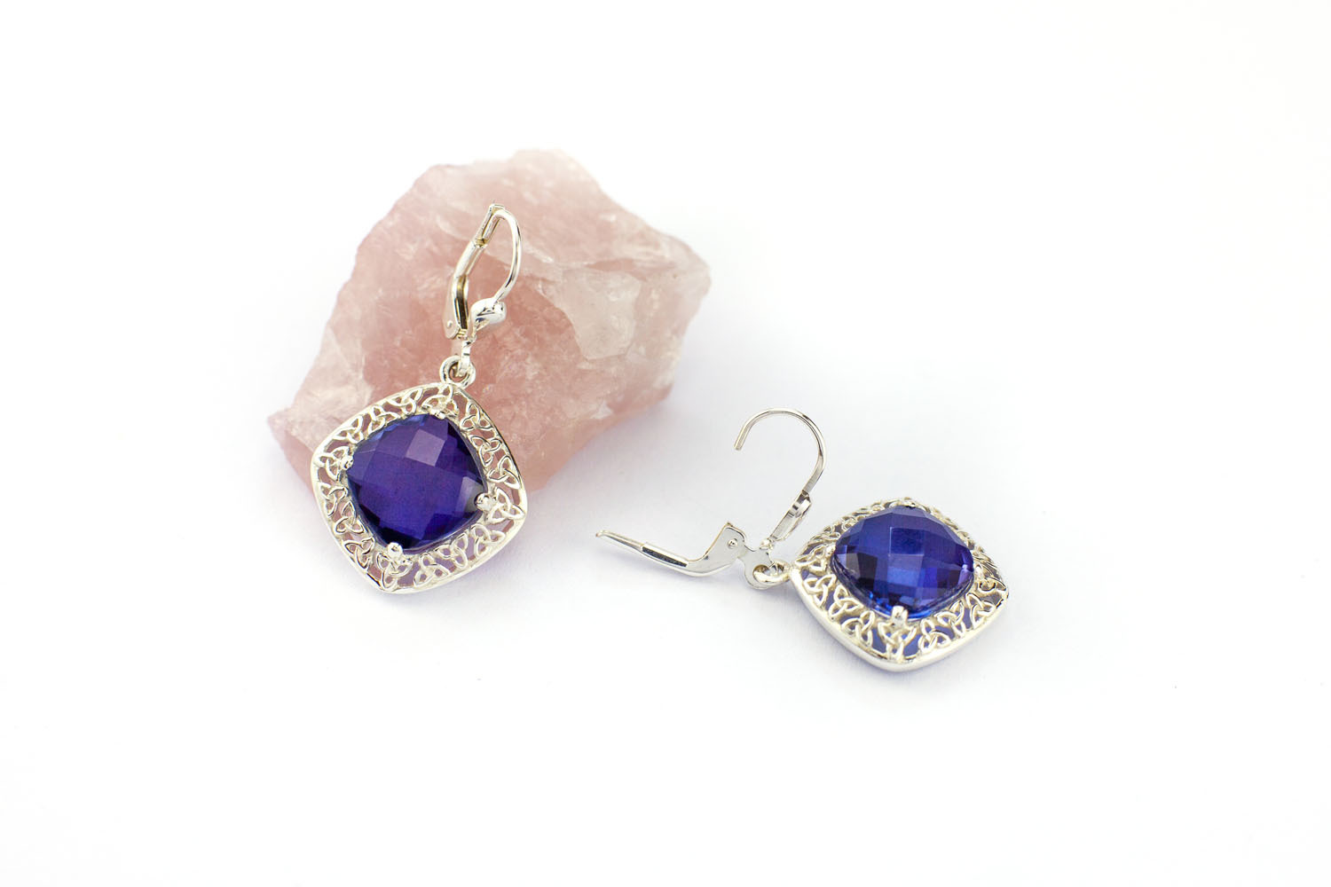 Real Sterling Silver Trinity Knot Gift Set For Women