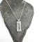 Striking Sterling Silver Ogham Necklace With a Oxidized Finish - Gallery
