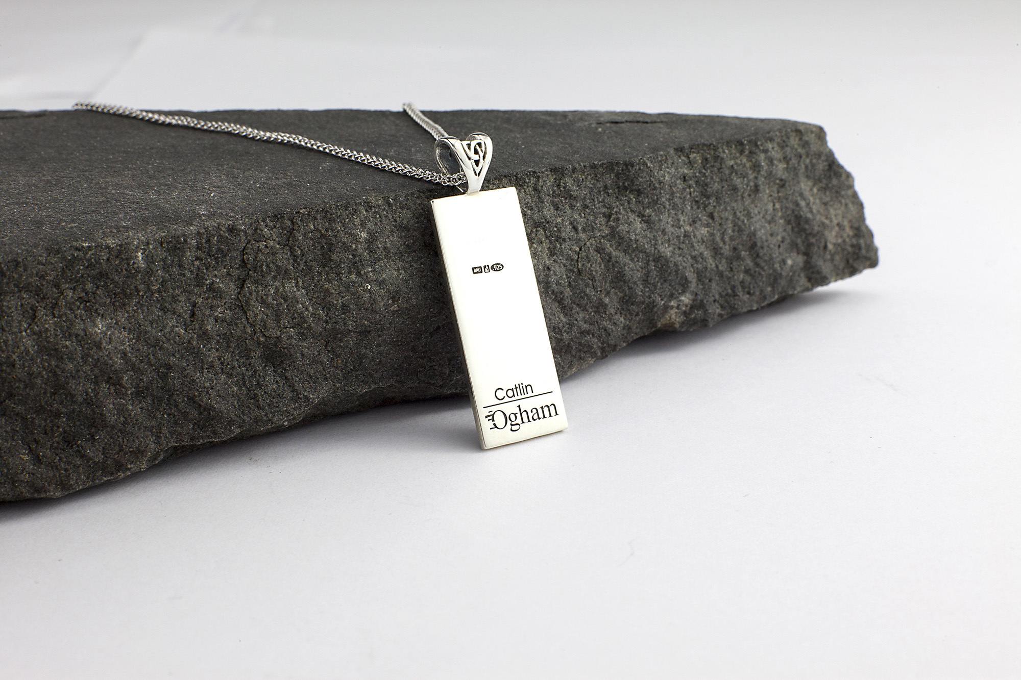 Top Personalized Ogham Pendant, Irish Jewelry, Celtic Jewelry, 925 Sterling Silver Custom Made Ogham Name Necklace For Women