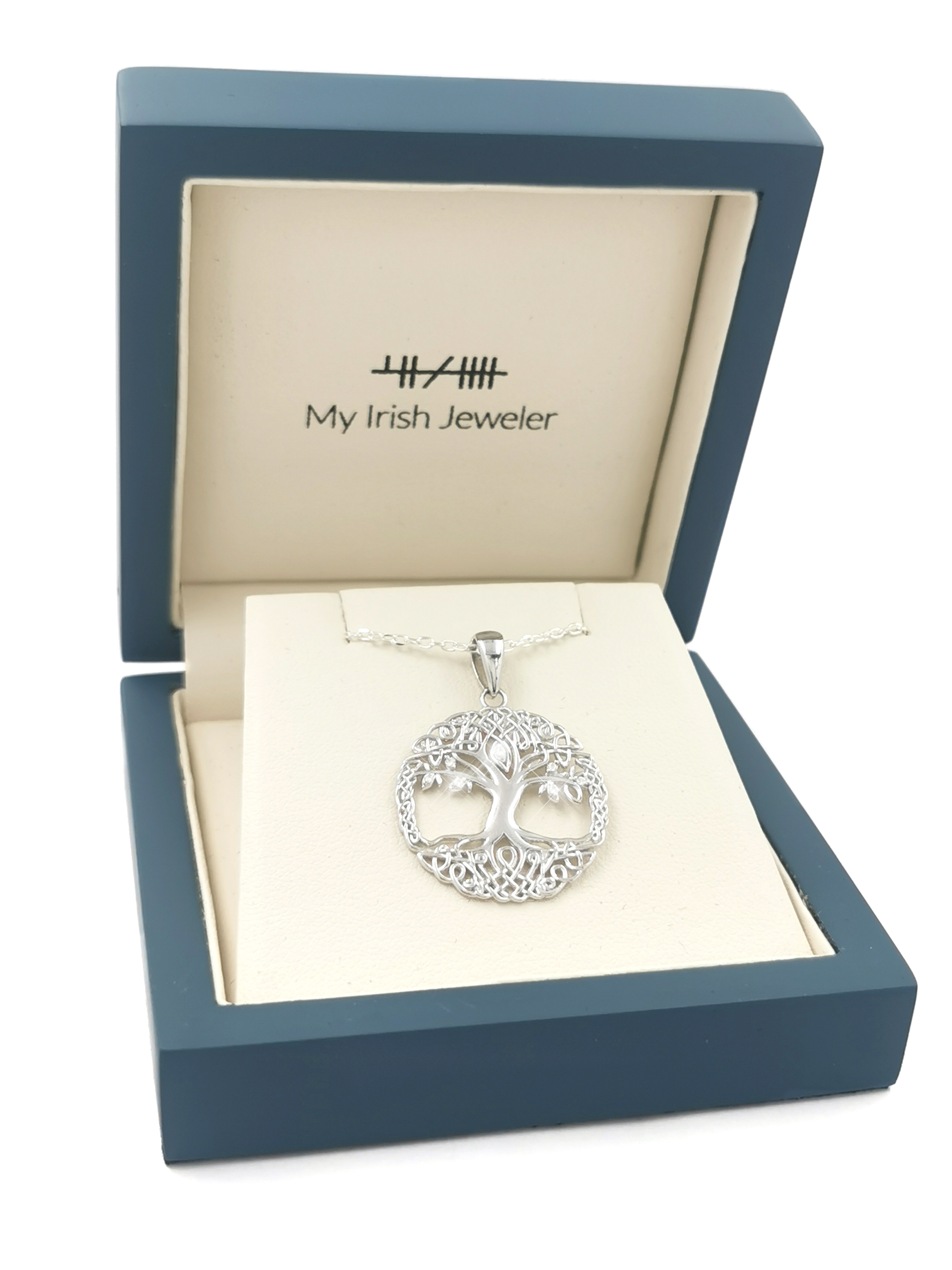 Womens Sterling Silver Tree of Life Gift Set. In Luxury Packaging.