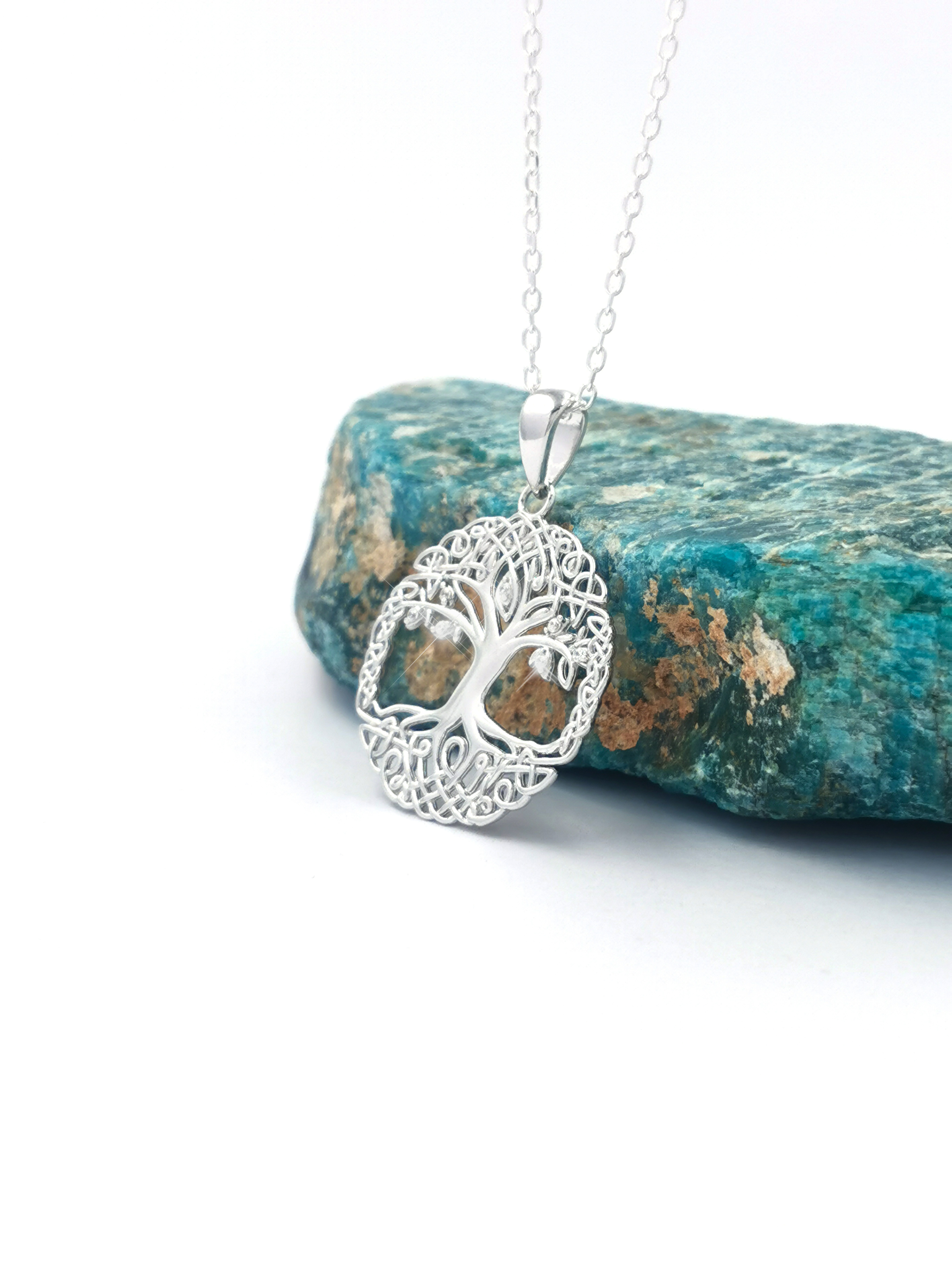 Attractive Sterling Silver Tree of Life Necklace For Women