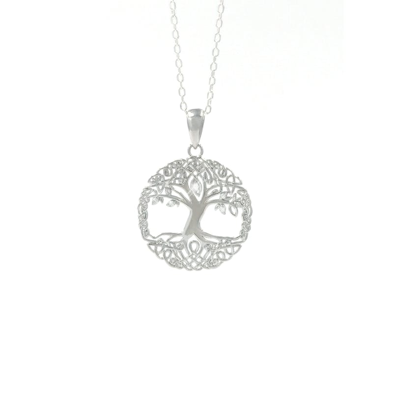 Striking Sterling Silver Tree of Life Necklace For Women