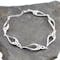 Sterling Silver Trinity Knot Six Link Bracelet - Gallery