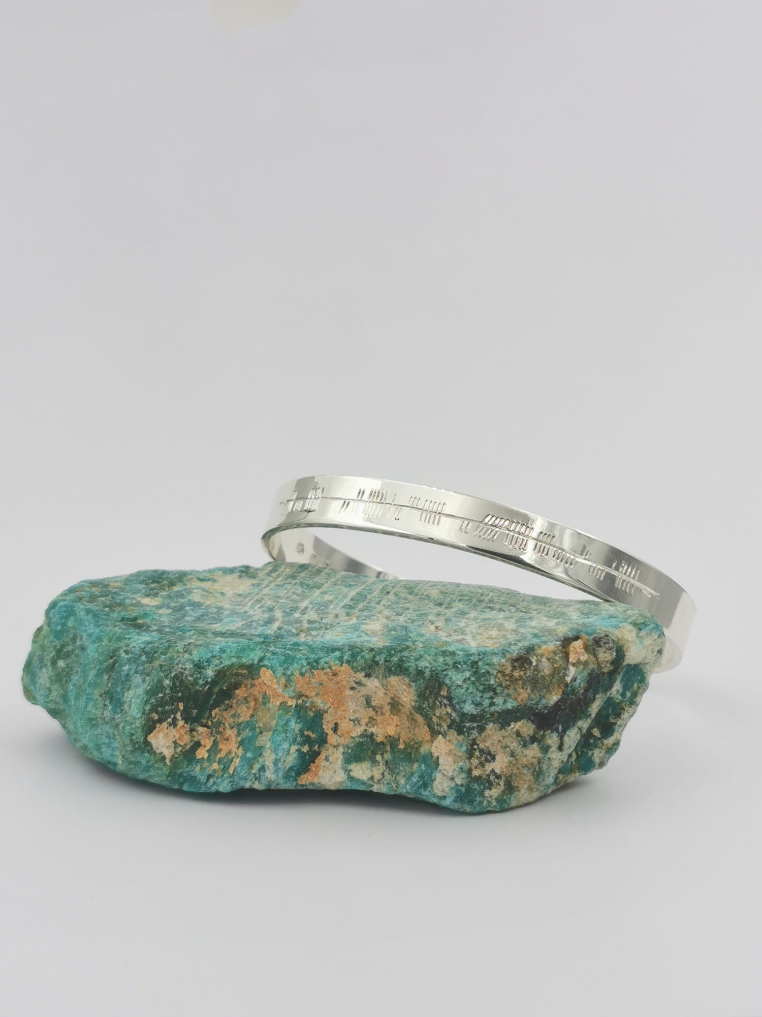 Childrens Ogham Engravable Bracelet in Real Sterling Silver