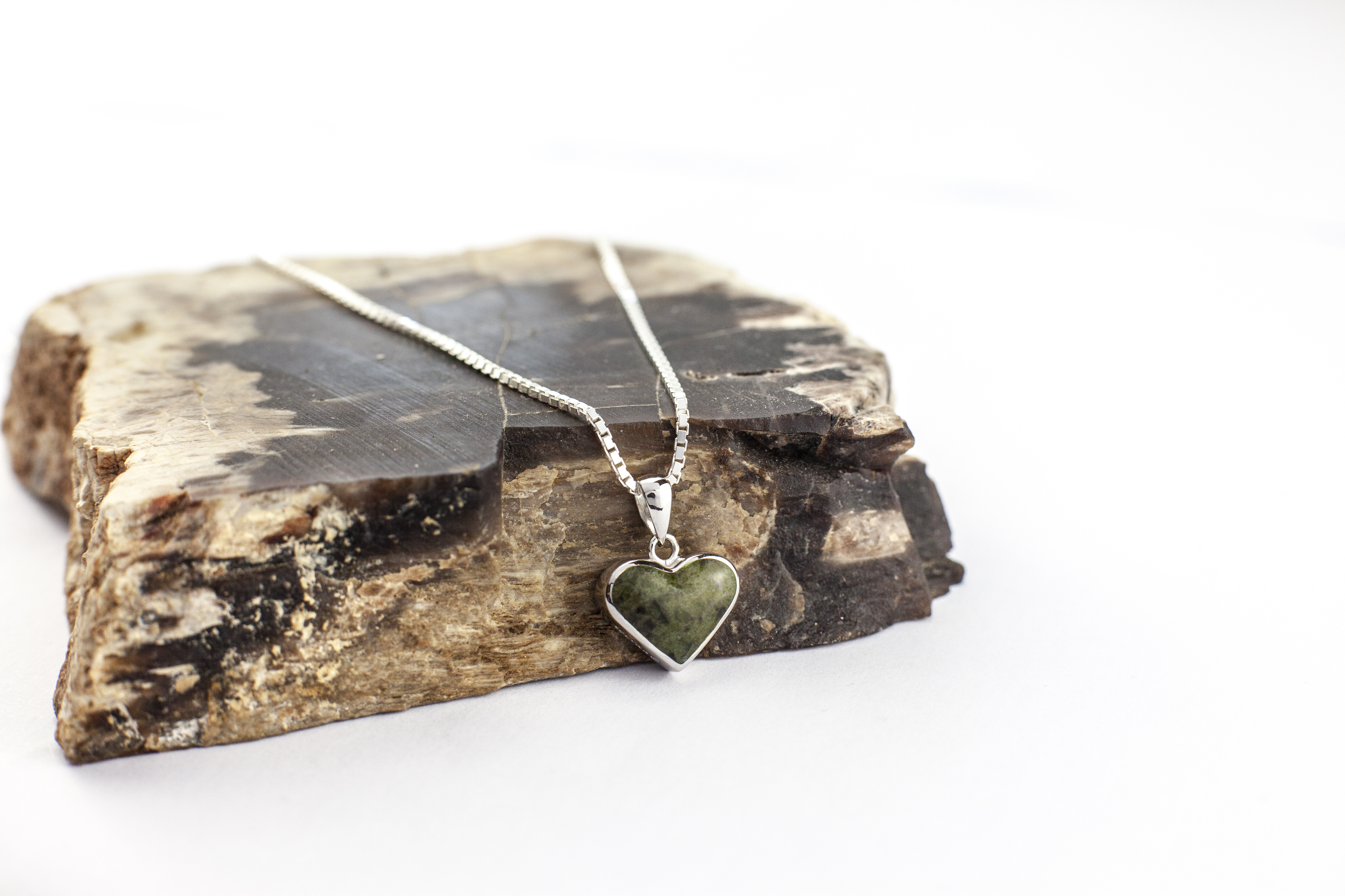 Connemara Marble - Shown with Box Chain