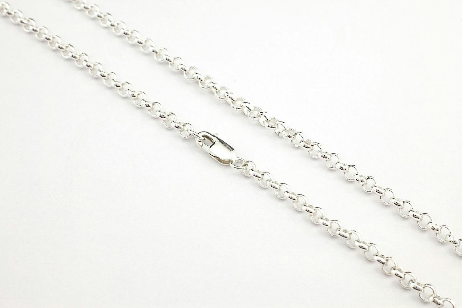 Heavy Rolo Chain In Sterling Silver, From Ireland | My Irish Jeweler