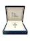 Womens Genuine Sterling Silver Celtic Cross & Trinity Knot Necklace. In Luxury Packaging. - Gallery