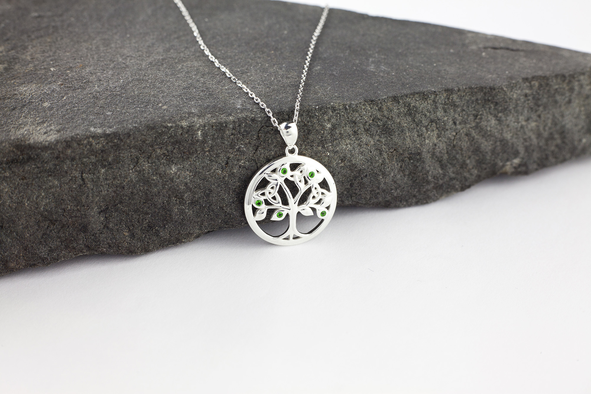 Sterling Silver Trinity Knot Tree Of Life Pendant,… | My Irish Jeweler