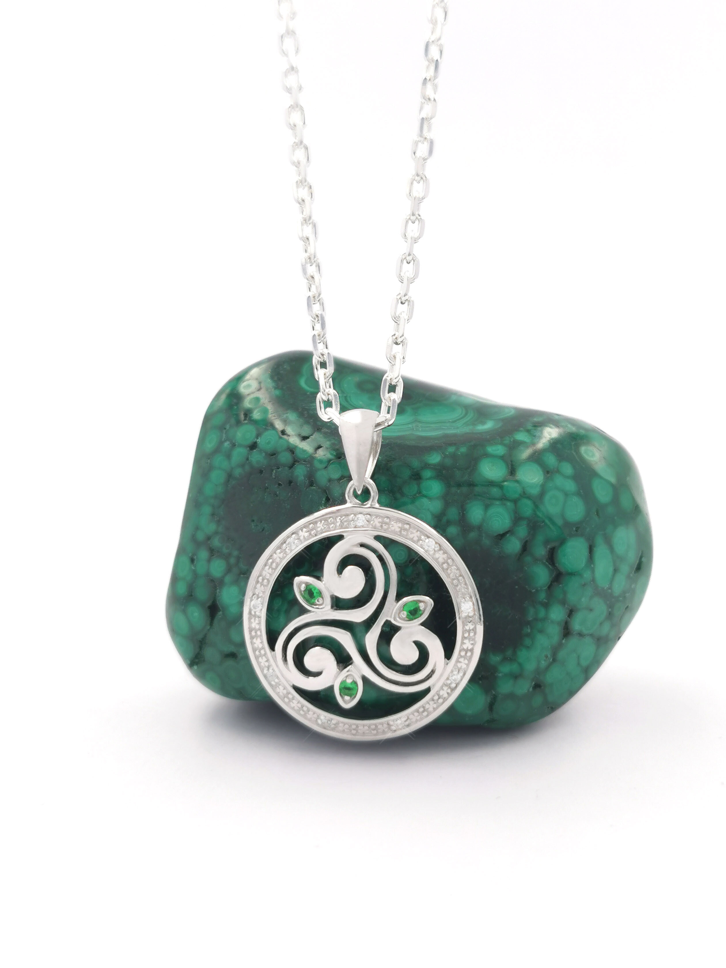 Sterling Silver Triskele Pendant, Made in Ireland | My Irish Jeweler