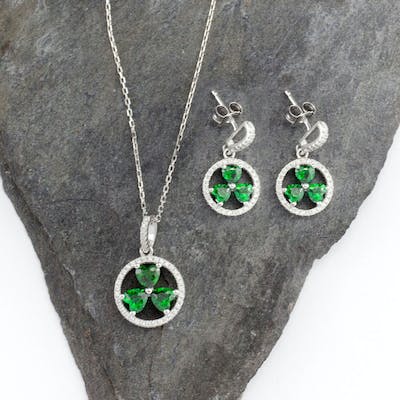 Necklace and Drop Earring Set