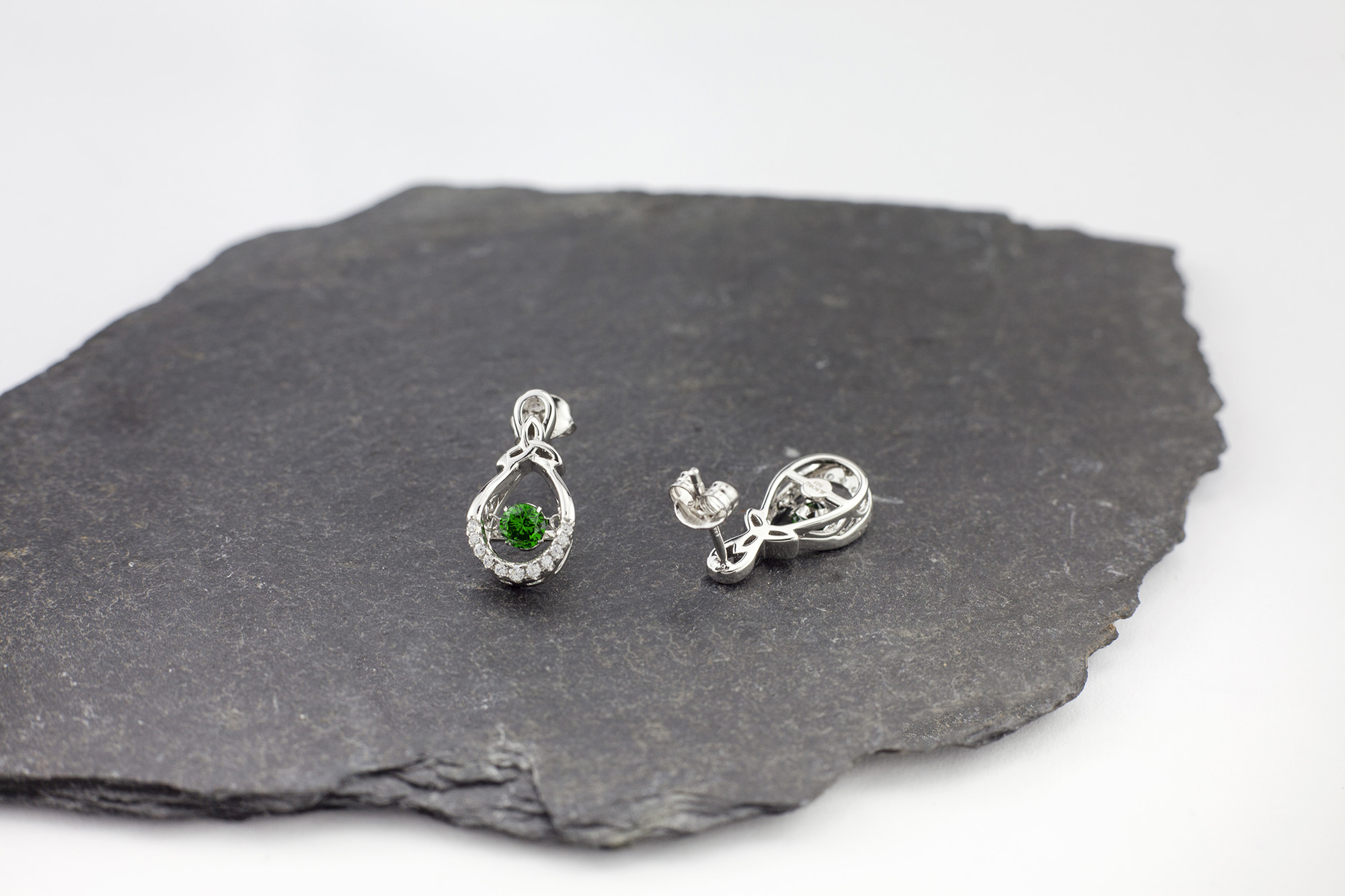 Womens Sterling Silver Trinity Knot Gift Set