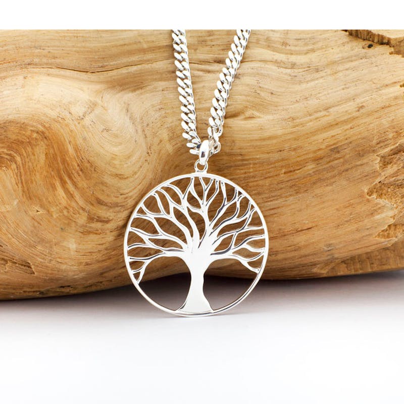 Sterling Silver Heritage Tree Of Life Pendant Made In Ireland - Silver Tree Of Life Pendant And Chain Sterling Silver Heritage Tree Of Life Pendant Made In Ireland - Silver Tree Of Life Pendant And Chain