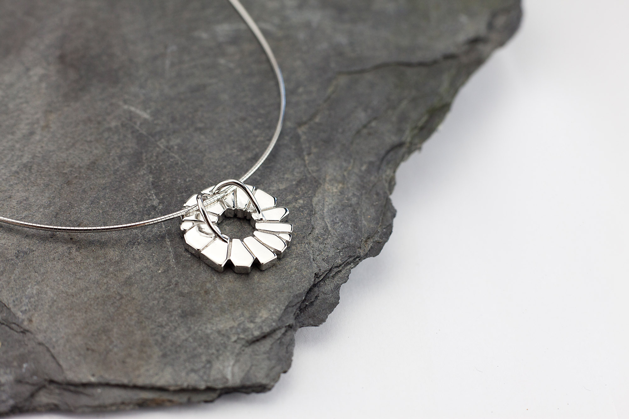 Authentic Sterling Silver & 10K Yellow Gold Folklore & Irish Gold Necklace For Women