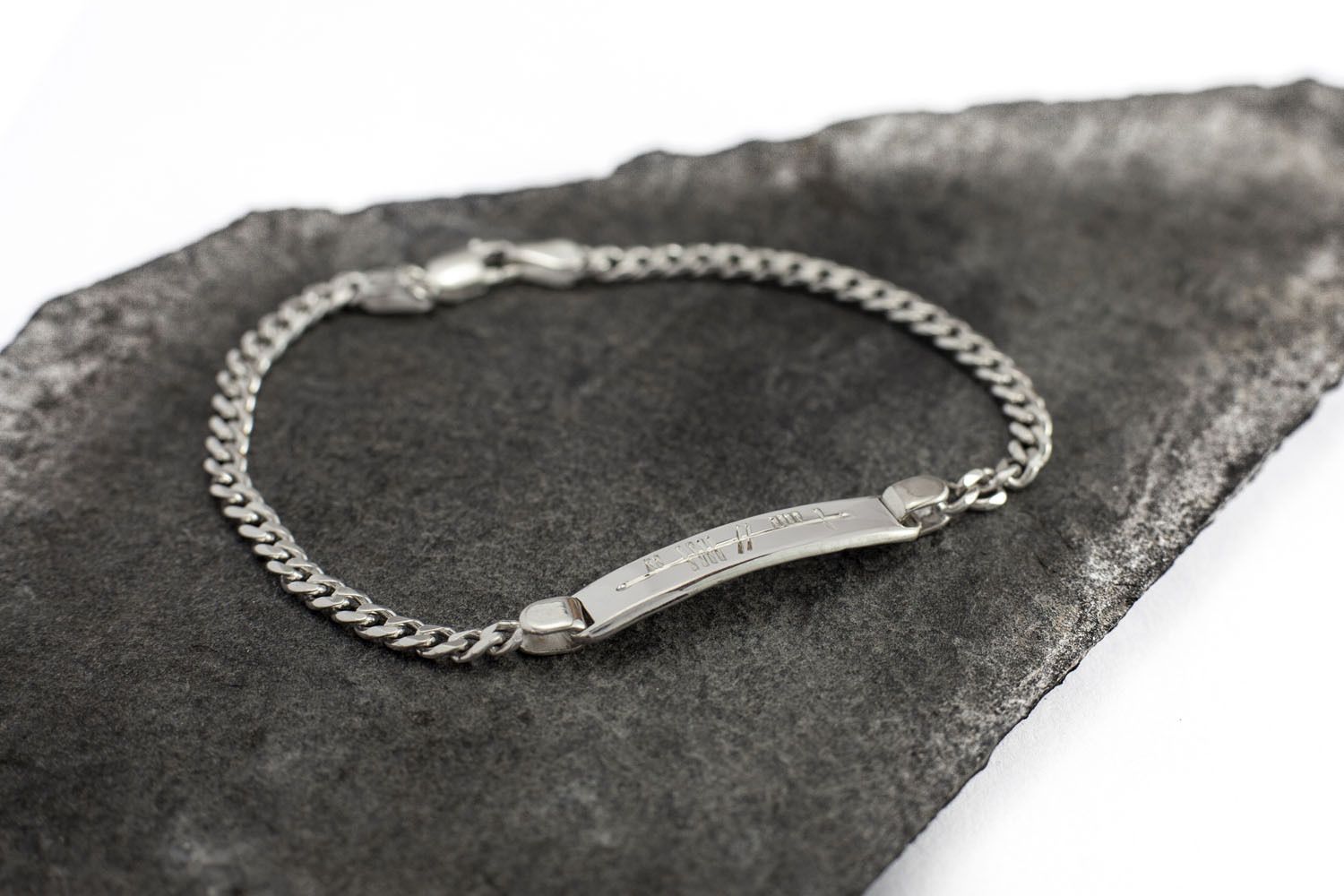 Authentic Sterling Silver Ogham Bracelet For Kid