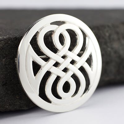 Handmade  Celtic Knot Brooch by Aidan Breen