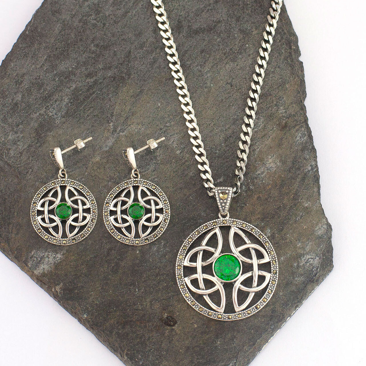 Necklace and Drop Earring Set