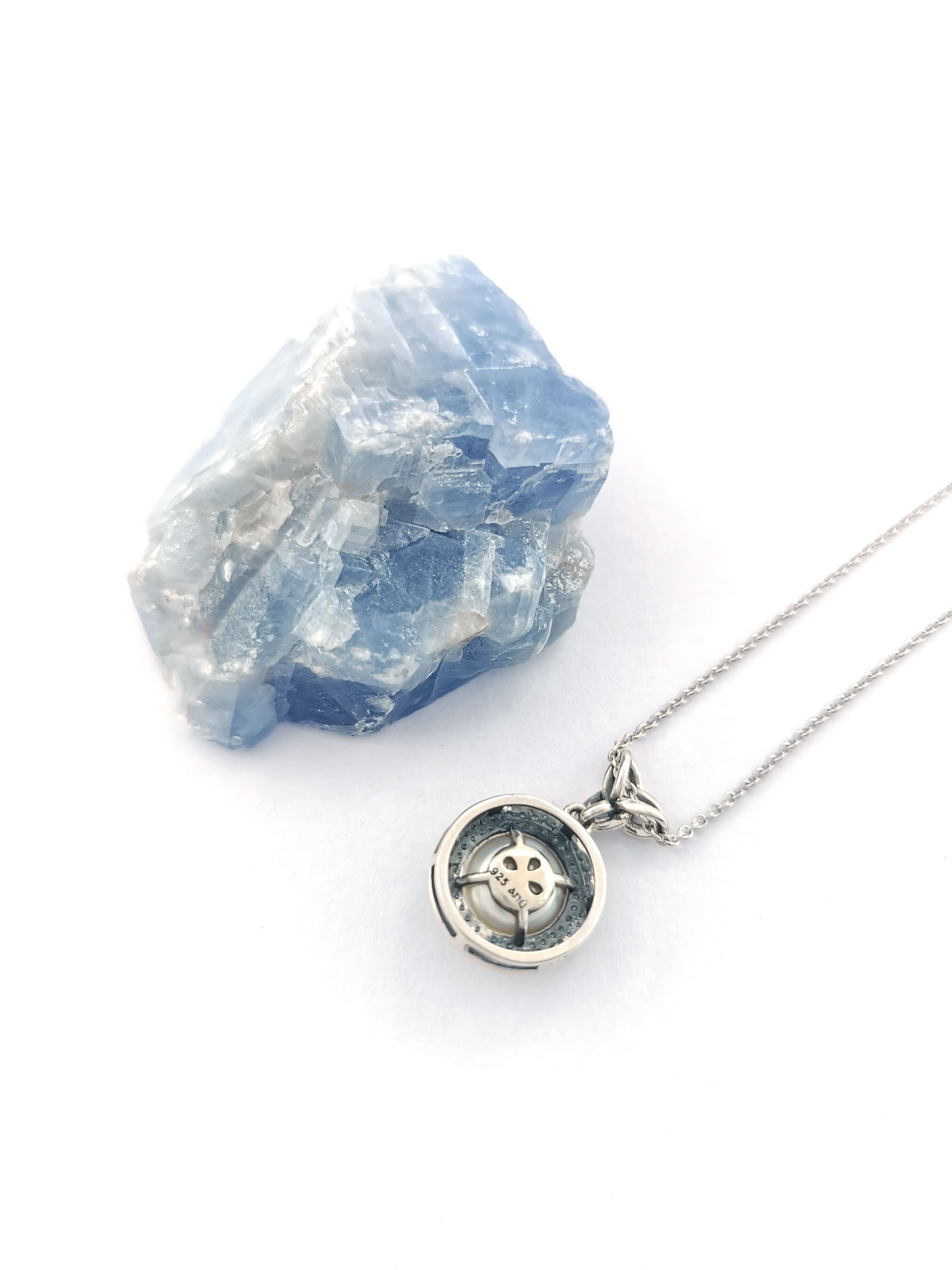 Irish Sterling Silver Trinity Knot Necklace For Women