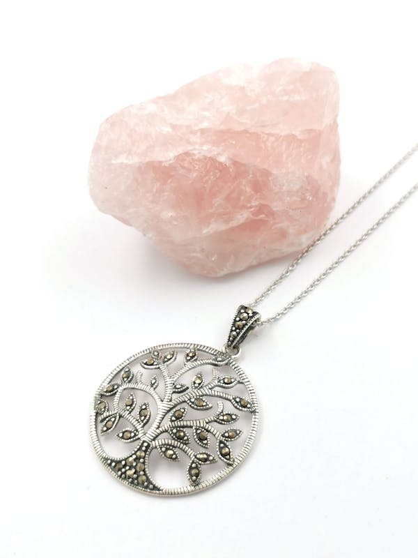Authentic Sterling Silver Tree of Life Necklace For Women