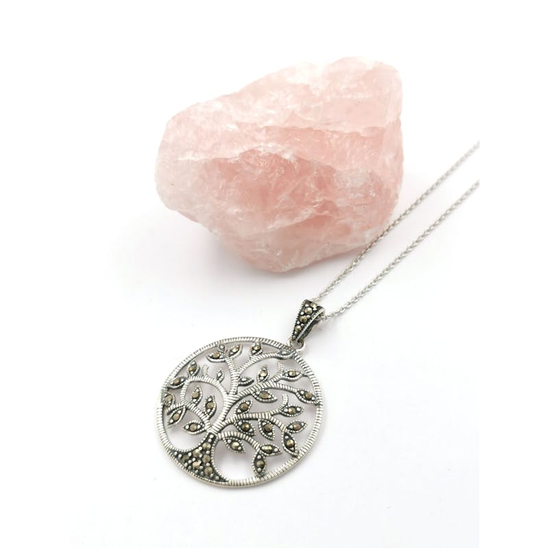Authentic Sterling Silver Tree of Life Necklace For Women