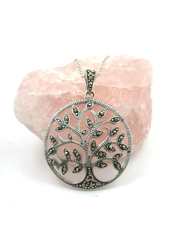 Irish Sterling Silver Tree of Life Necklace For Women