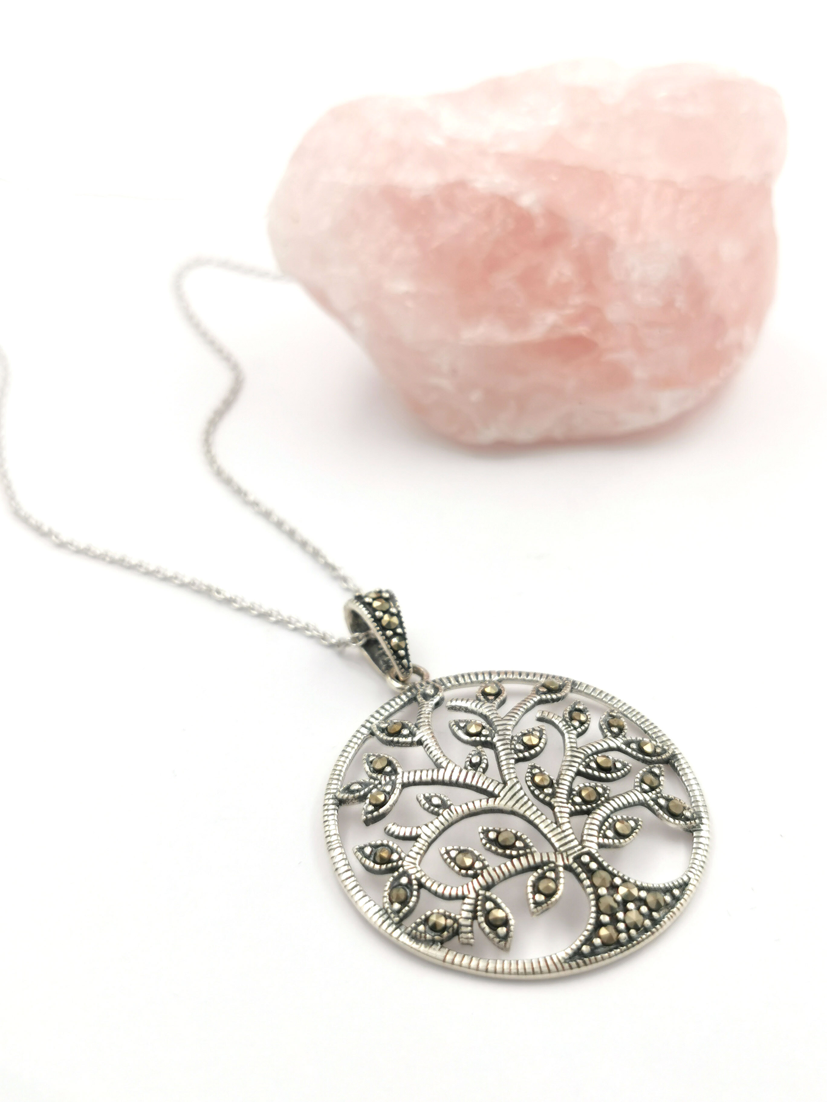 Striking Sterling Silver Tree of Life Gift Set For Women