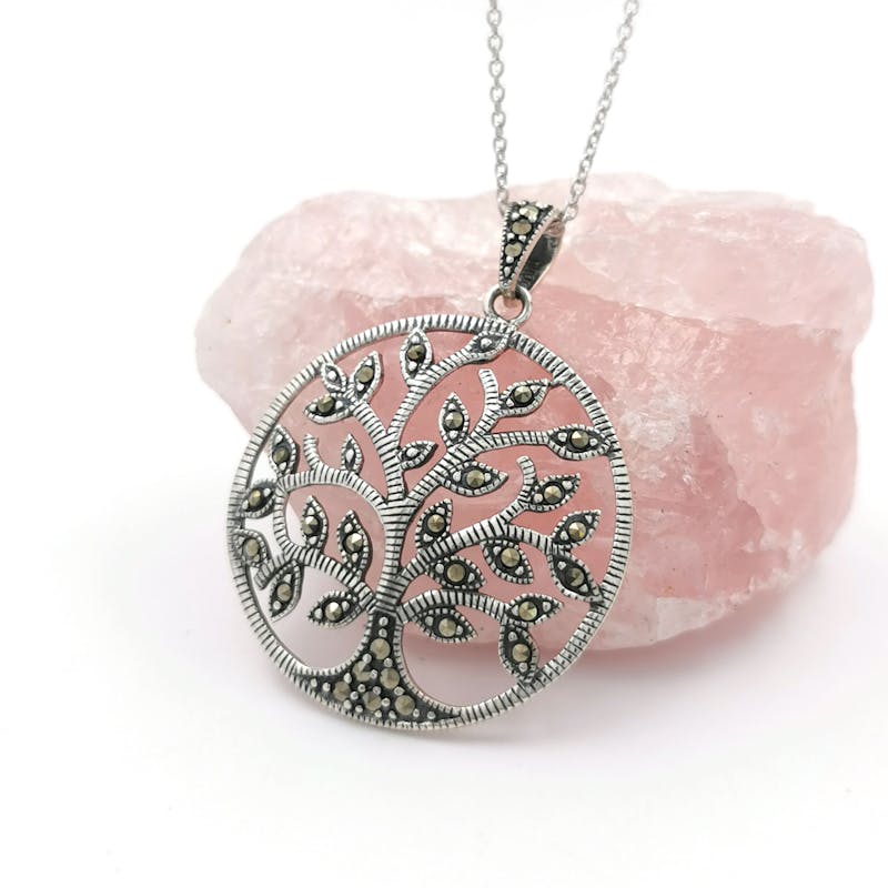 Womens Tree of Life Gift Set in Real Sterling Silver