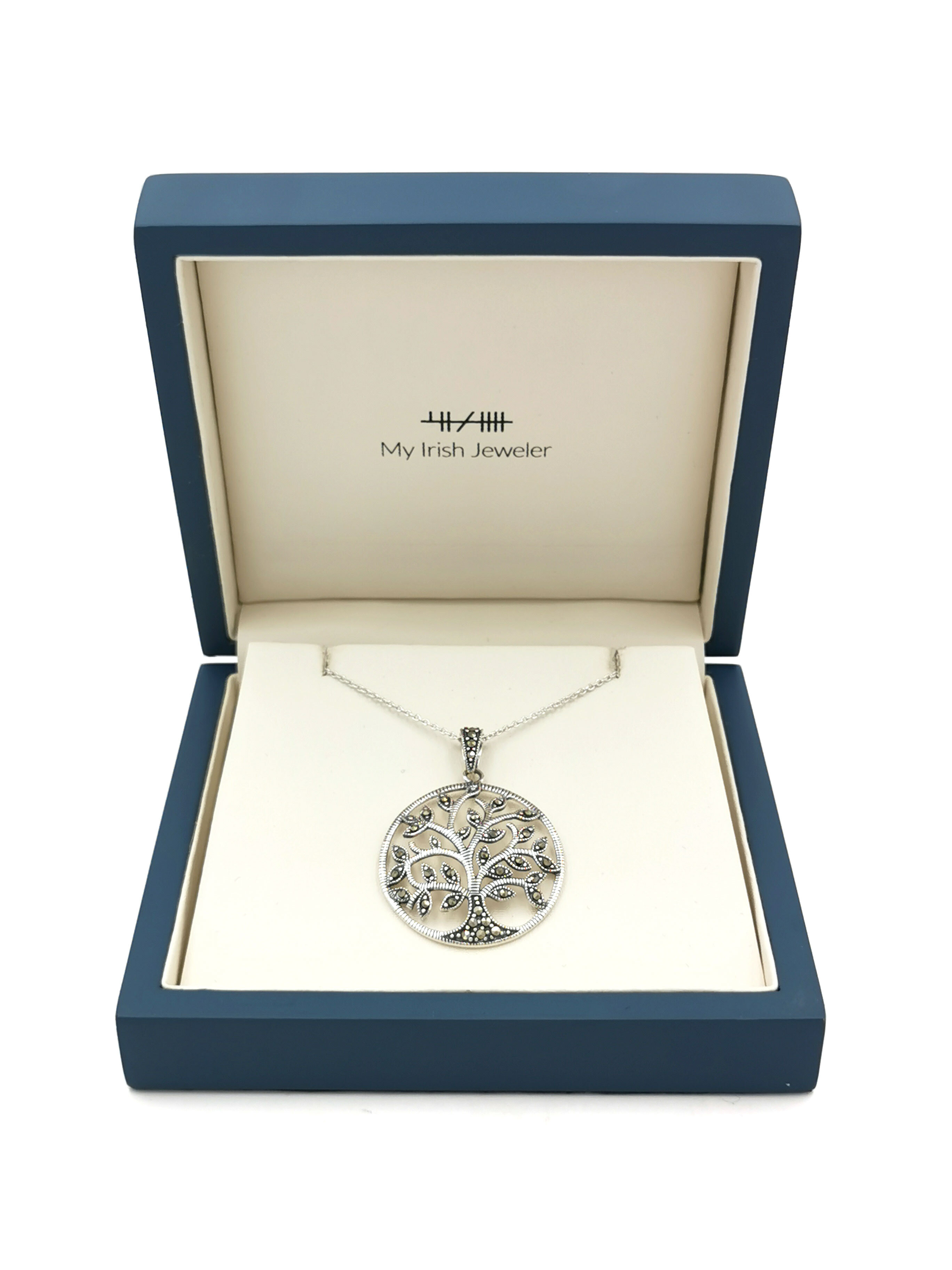 Womens Sterling Silver Tree of Life Gift Set. In Luxury Packaging.