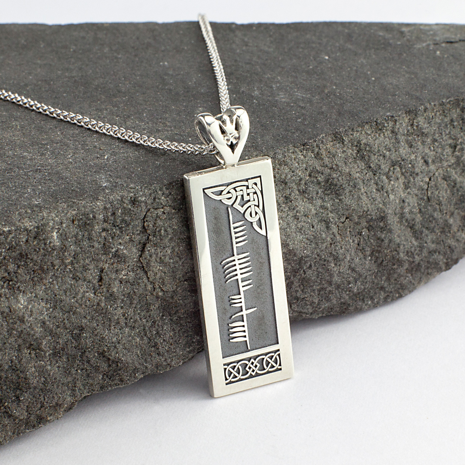 Your Name Engraved Ogham Old Irish Rune Personalised Handmade Wood Necklace/Keyring/Earrings