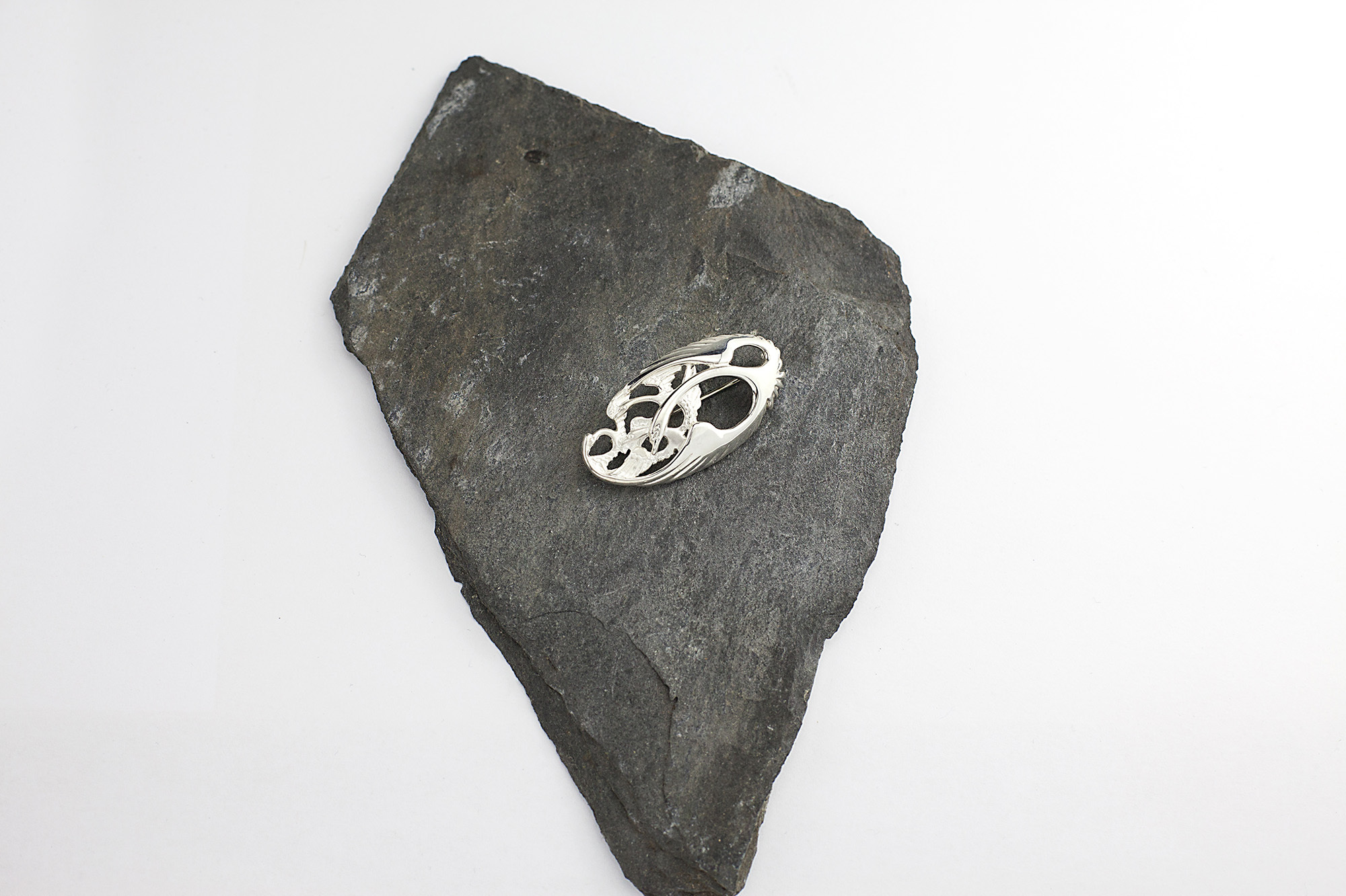 Womens Children of Lir Brooch in Sterling Silver