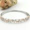 Sterling Silver Rose Gold Plate Shamrock Trinity Knot Bangle - Gallery