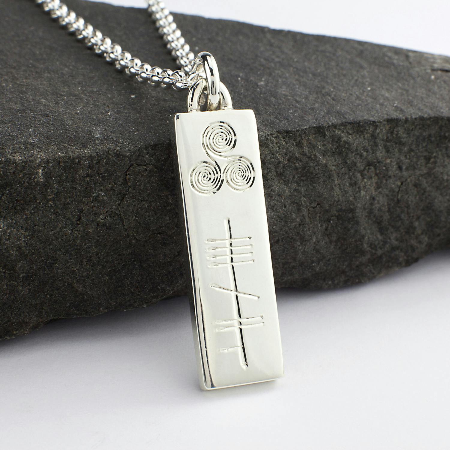 Personalized Heavy Silver Ogham Ingots, From…
