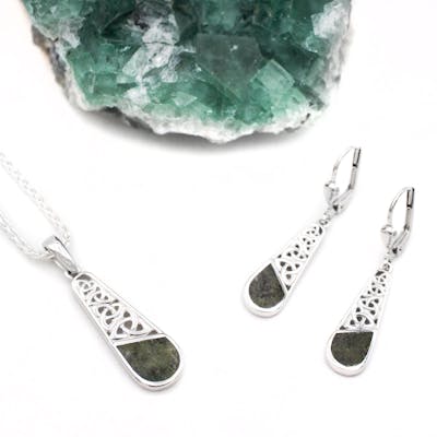 Necklace and Drop Earring Set