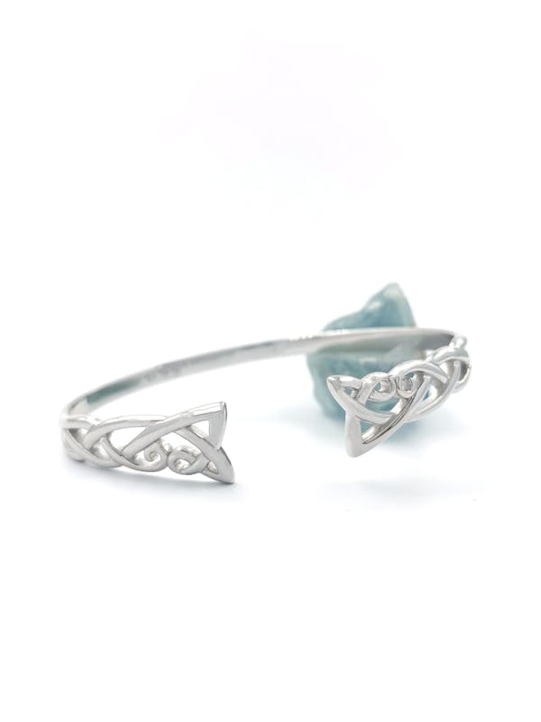 Real Sterling Silver Celtic Knot Bracelet For Women