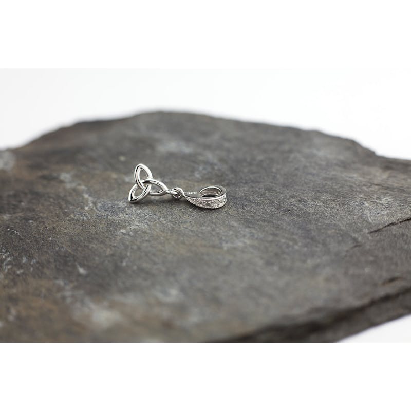 Womens Celtic Knot & Trinity Knot Bead in Real Sterling Silver